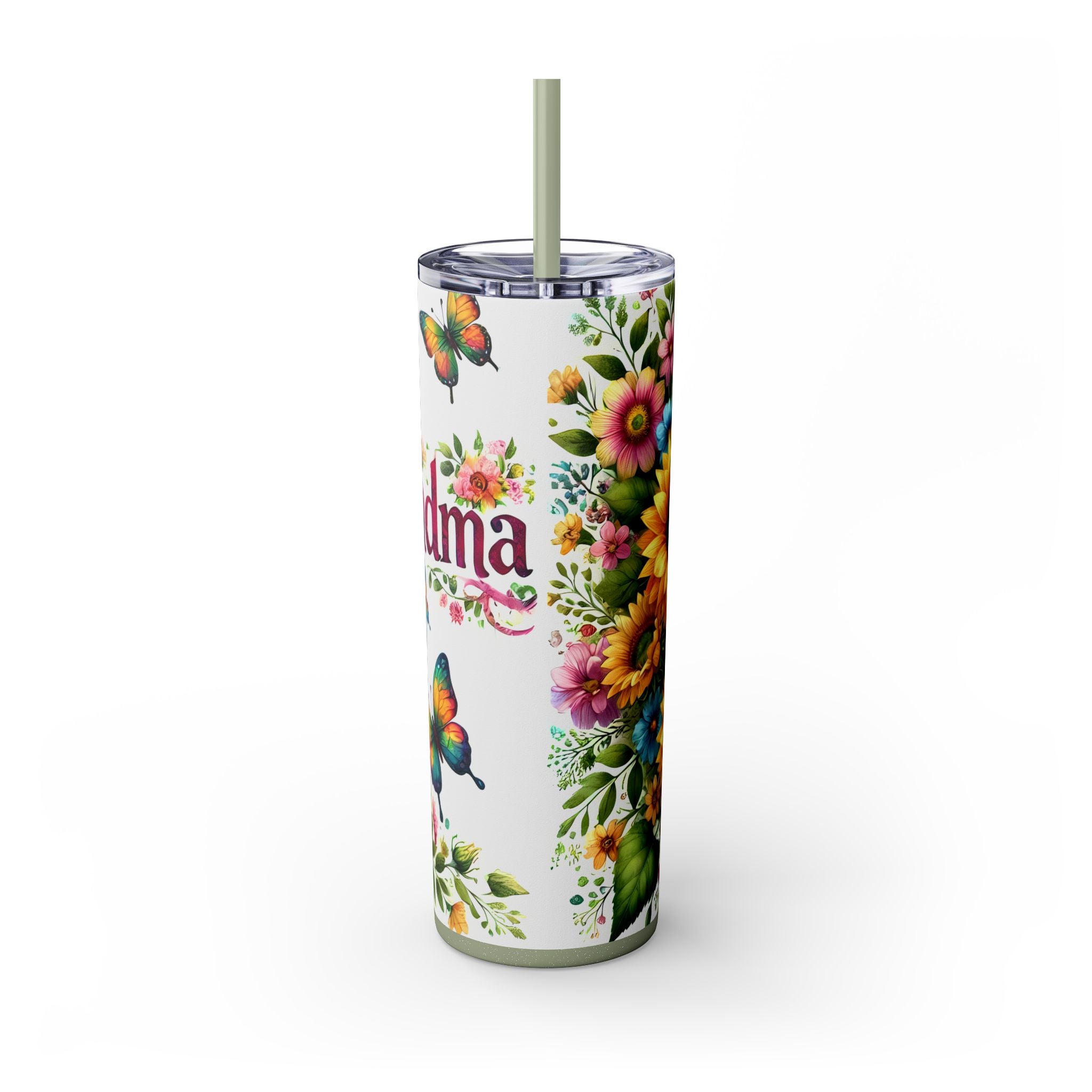 Skinny Tumbler with Straw, 20oz