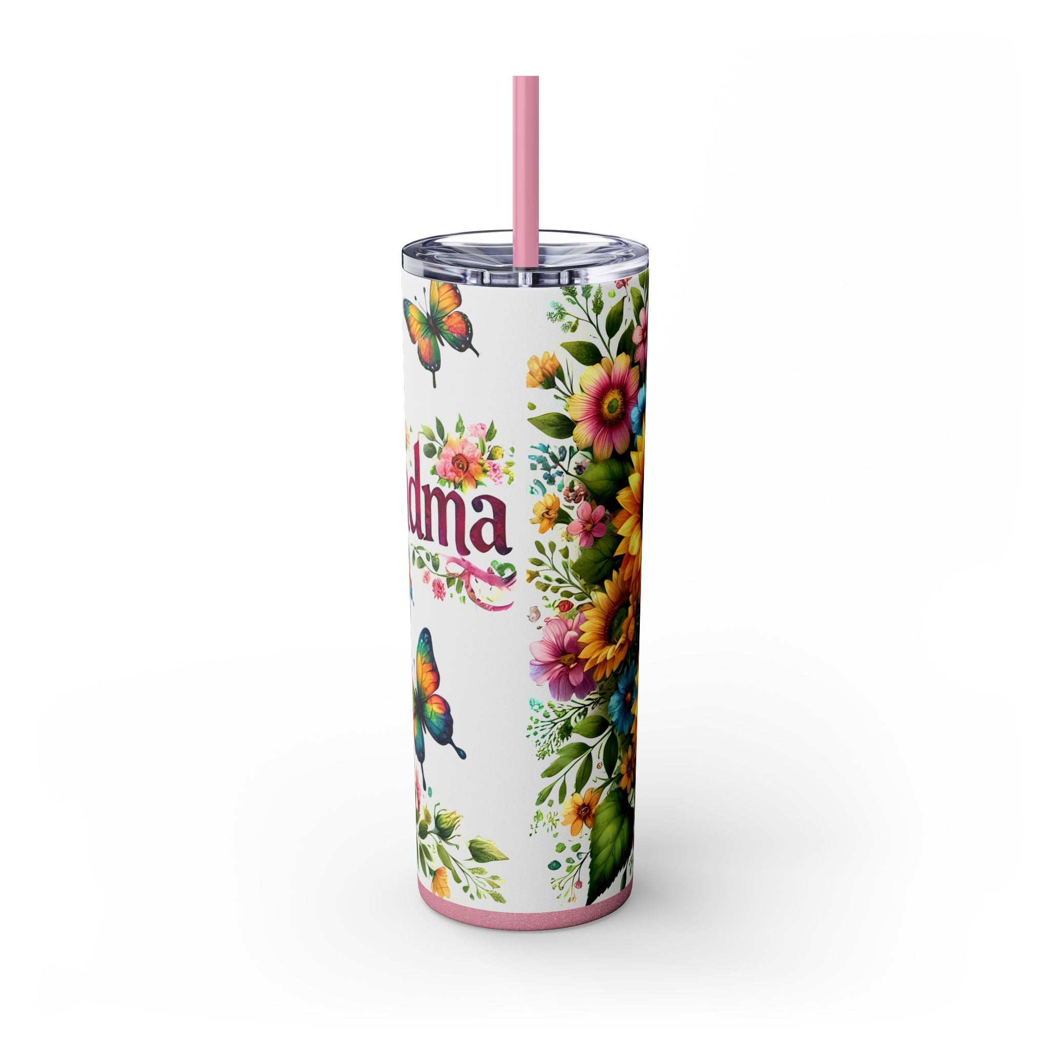 Skinny Tumbler with Straw, 20oz