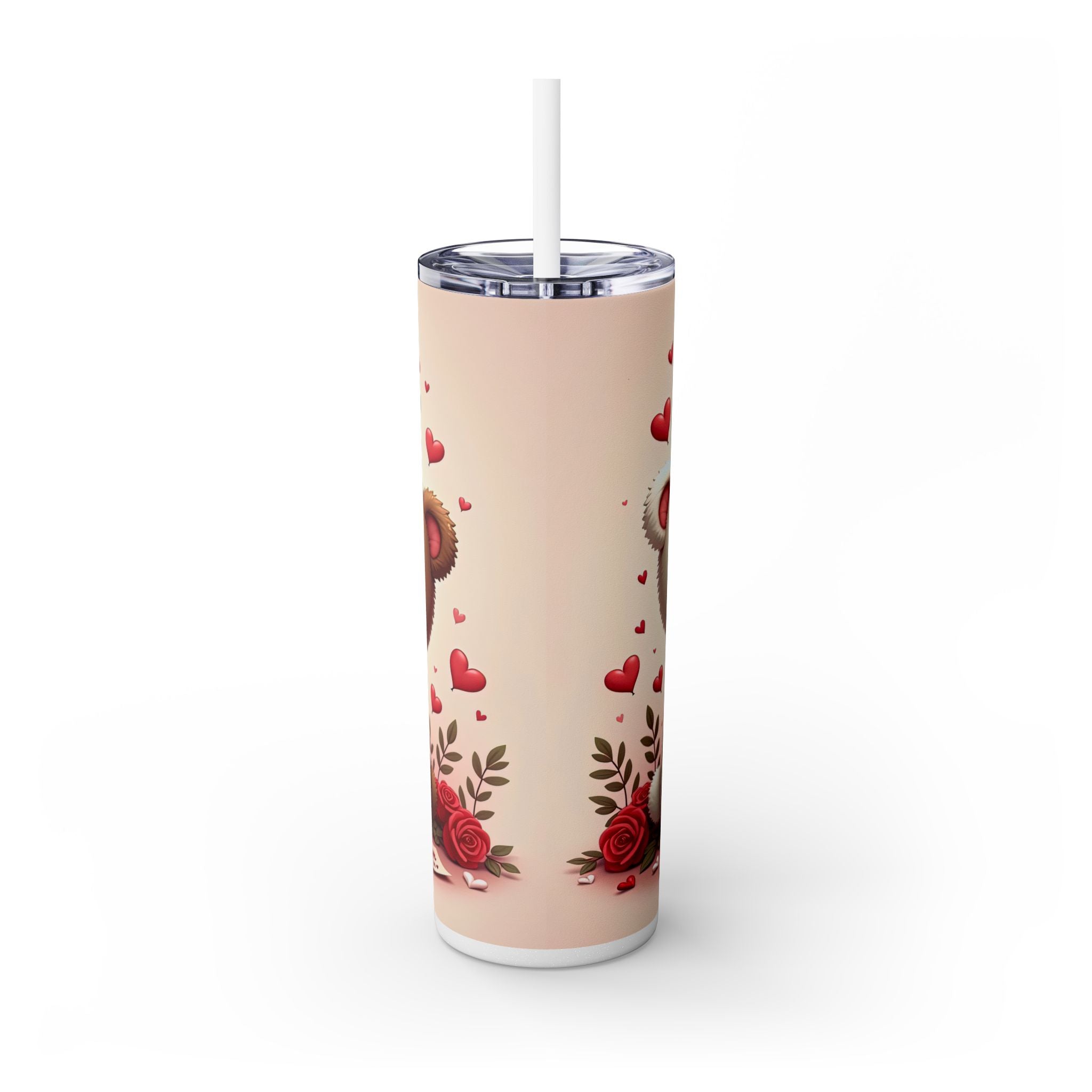 Skinny Tumbler with Straw, 20oz
