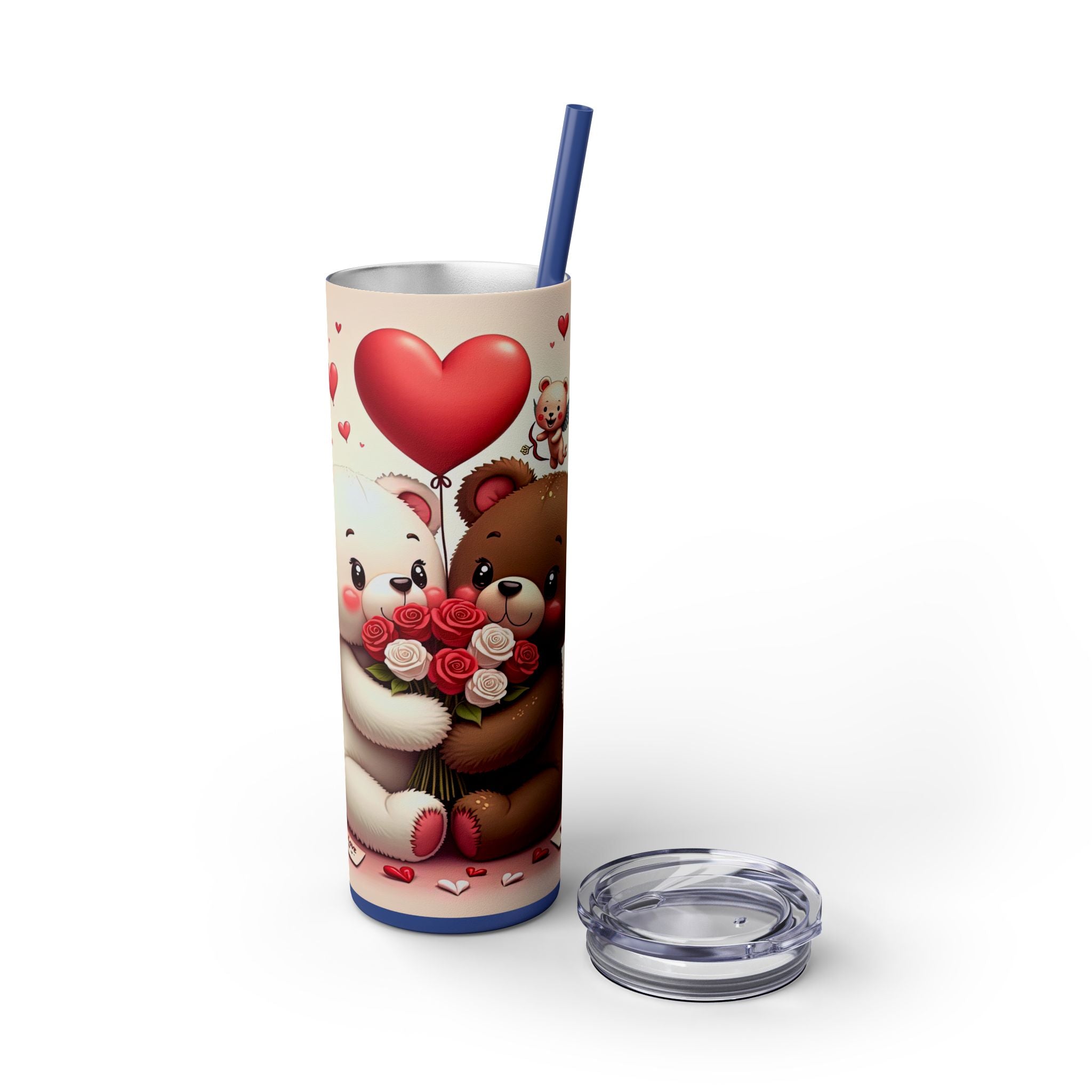 Skinny Tumbler with Straw, 20oz