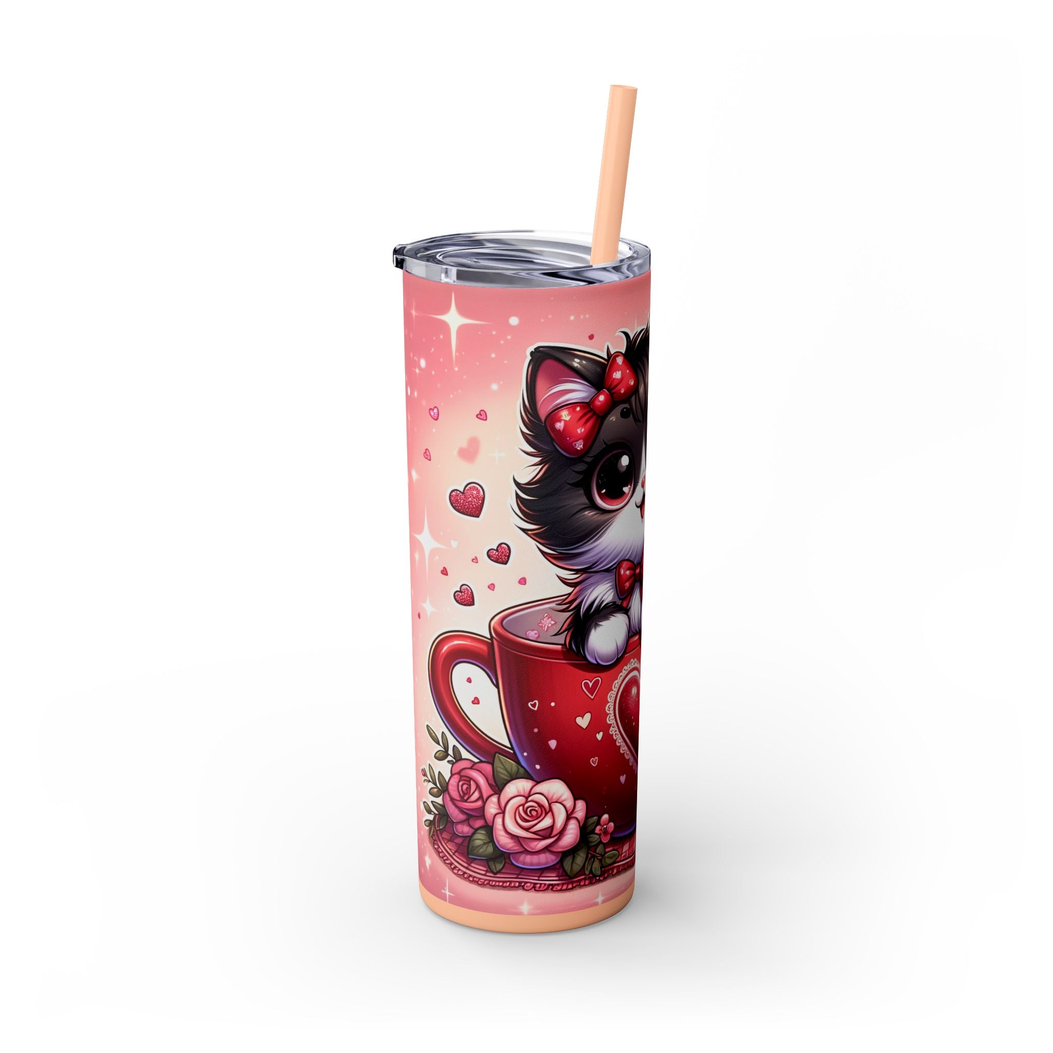Skinny Tumbler with Straw, 20oz