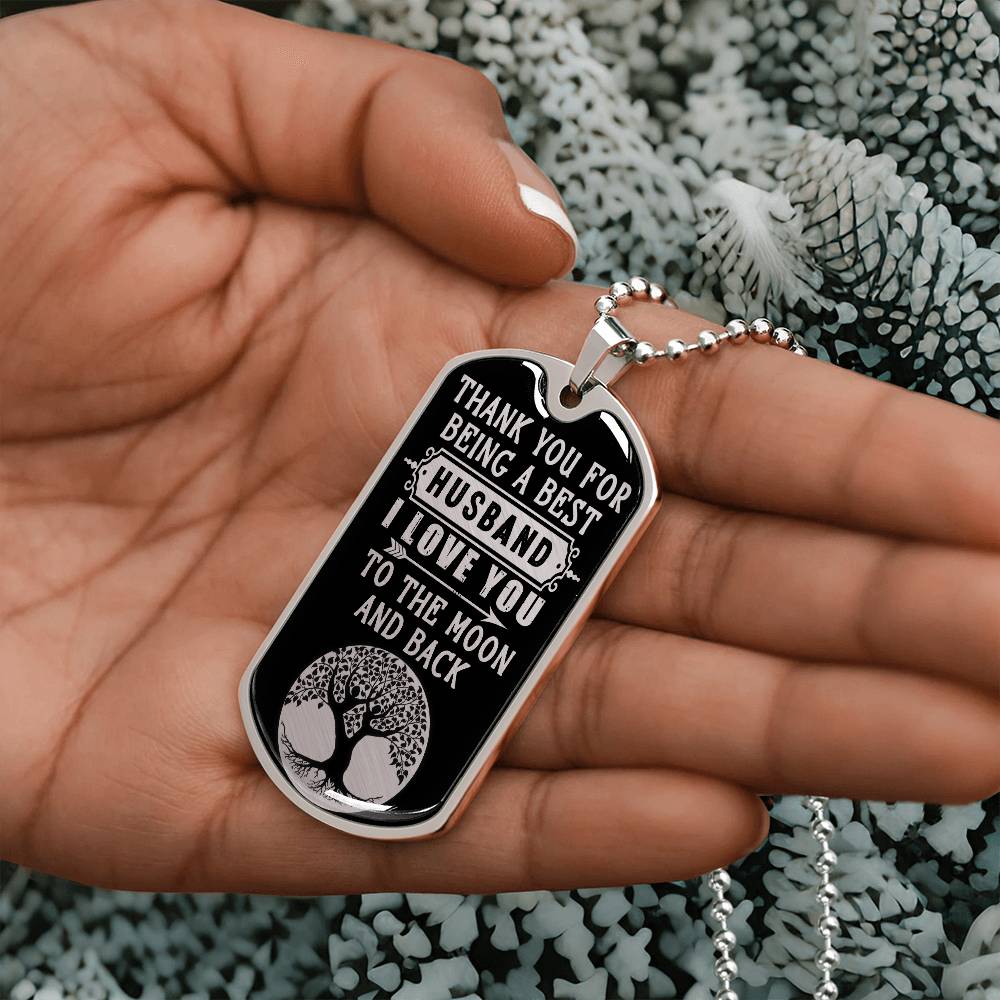 best husband dog tag