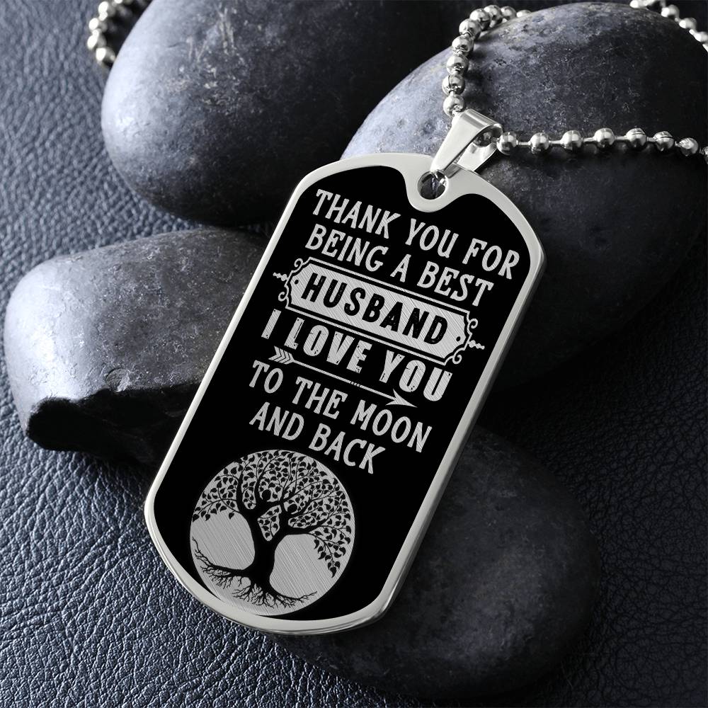 best husband dog tag