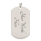 To My Boyfriend - Valentine's Day Gift - Dog Tag