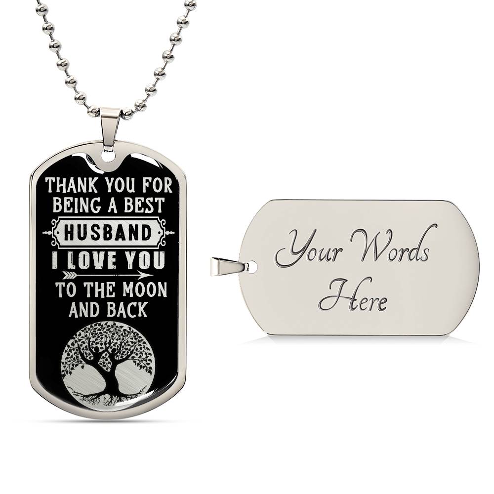 best husband dog tag