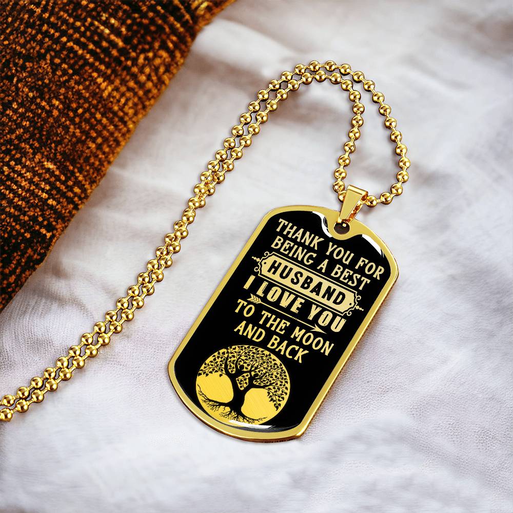 best husband dog tag