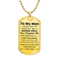 To My Boyfriend - Valentine's Day Gift - Dog Tag