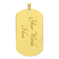 father and son dog tag