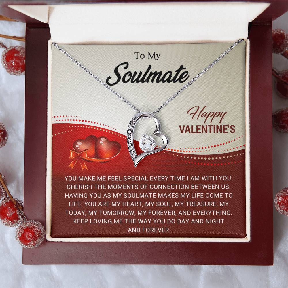 To My Soulmate - Valentine's Day Gift - Forever Love Necklace