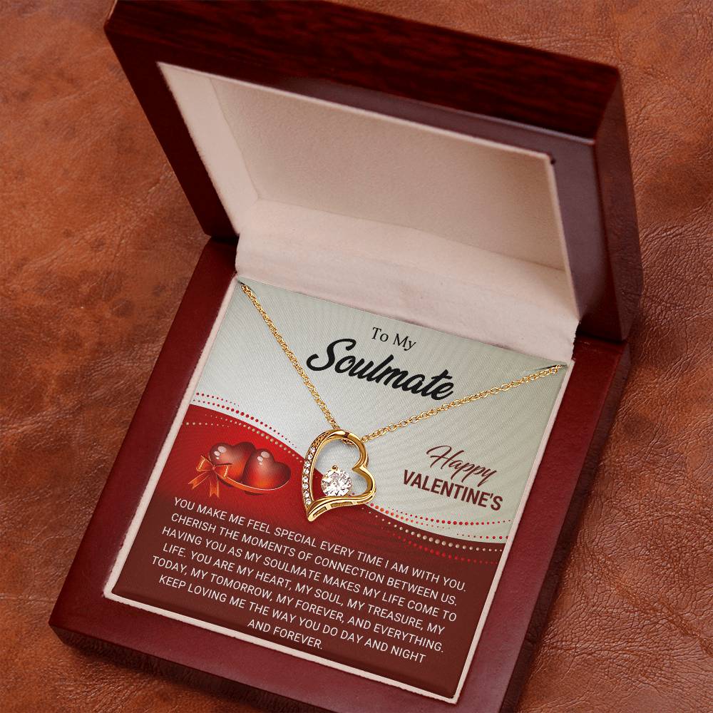 To My Soulmate - Valentine's Day Gift - Forever Love Necklace