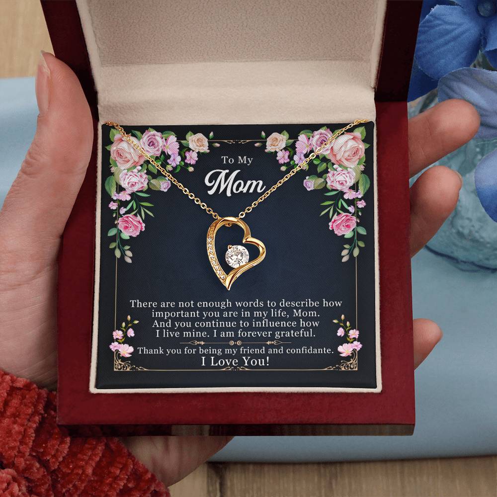 To My Mom - Forever Love Necklace