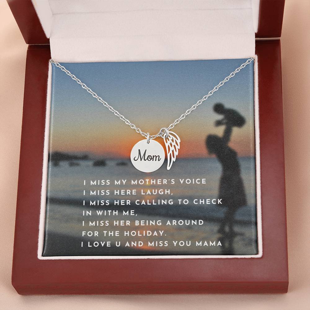 Mom angel  memories Necklace