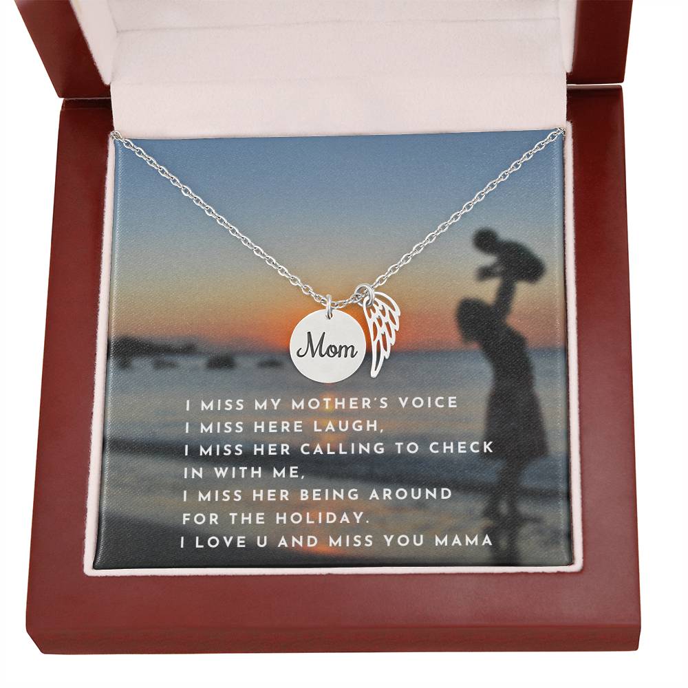 Mom angel  memories Necklace