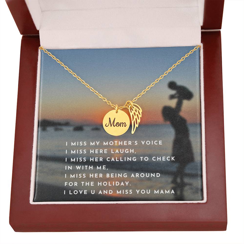 Mom angel  memories Necklace