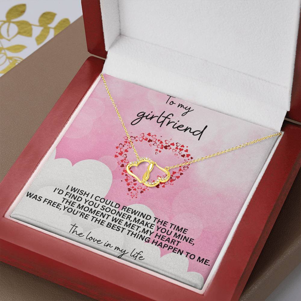 everlasting  love 10k   gold  beautifull necklace