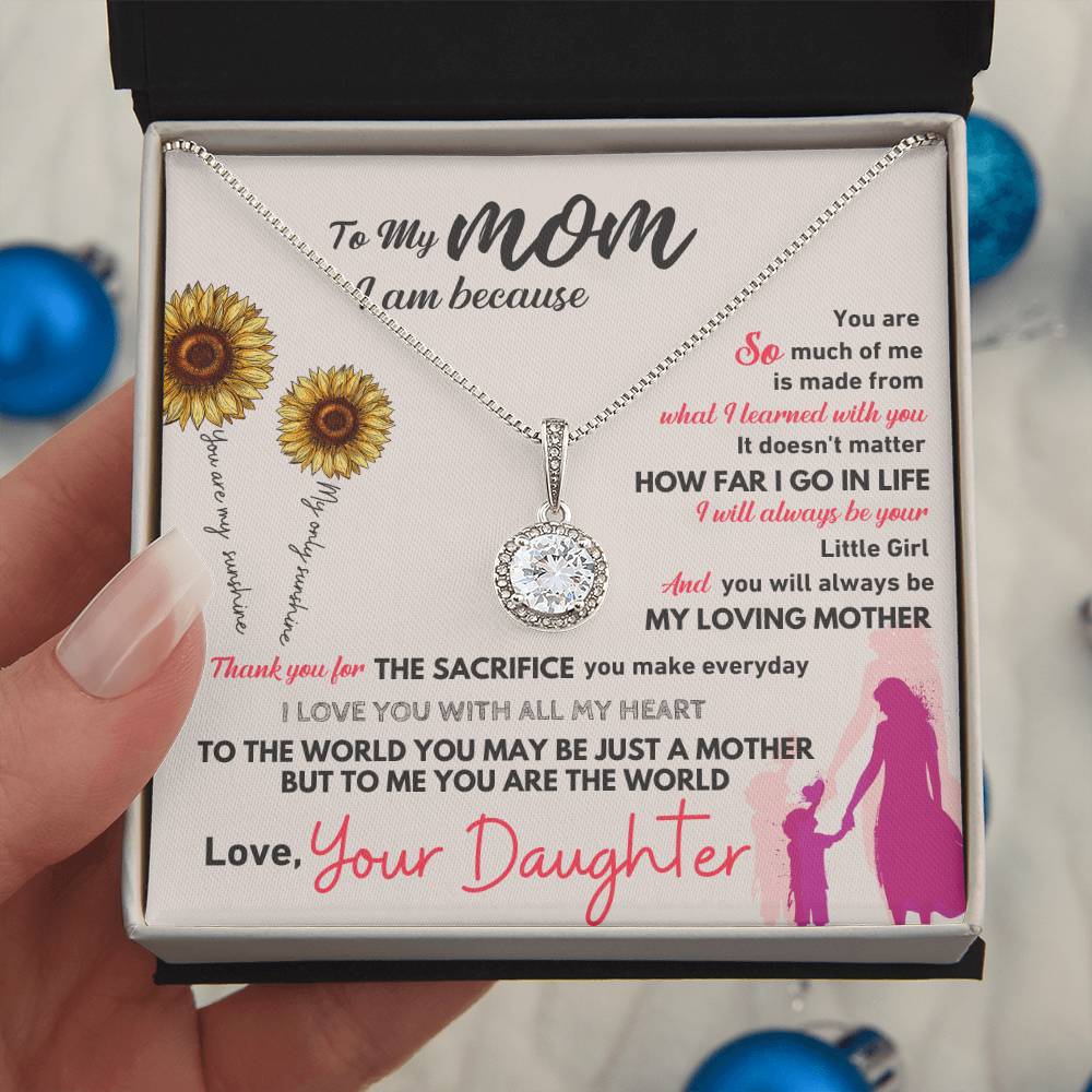 To My MoM  Eternal Hope Necklace