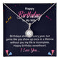 To My Wife - Birthday Gift - Eternal Hope Necklace