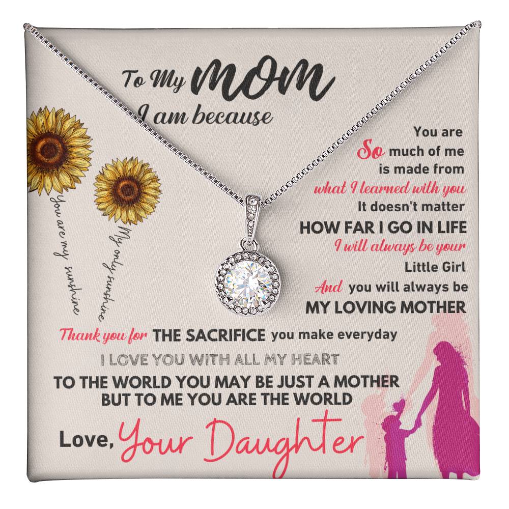 To My MoM  Eternal Hope Necklace