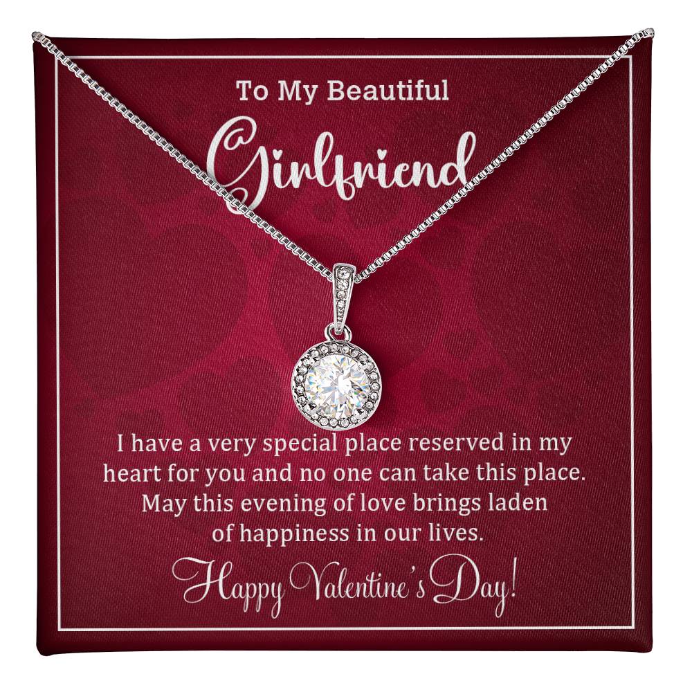 To My Girlfriend - Valentine's Day Gift -  Eternal Hope Necklace