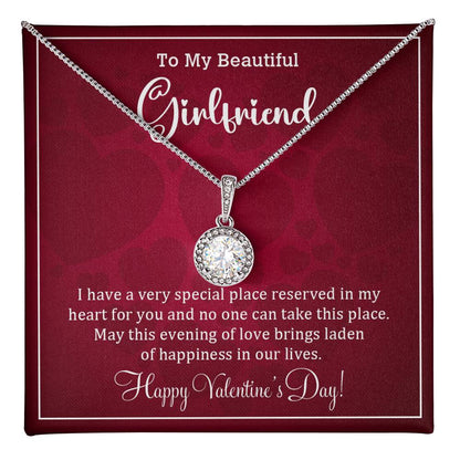 To My Girlfriend - Valentine's Day Gift -  Eternal Hope Necklace