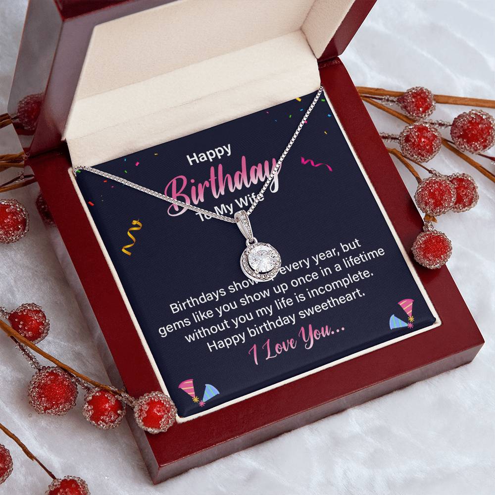To My Wife - Birthday Gift - Eternal Hope Necklace