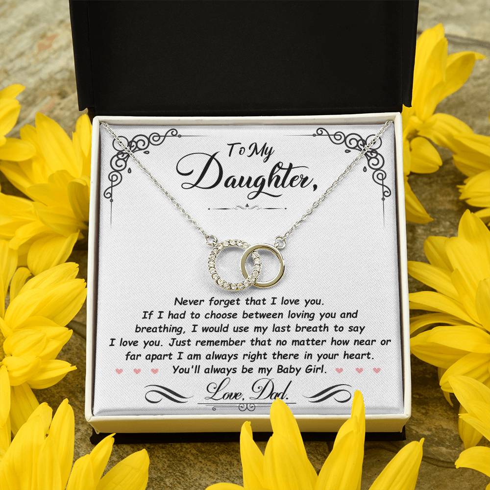 To my daughter Perfect Pair Necklace