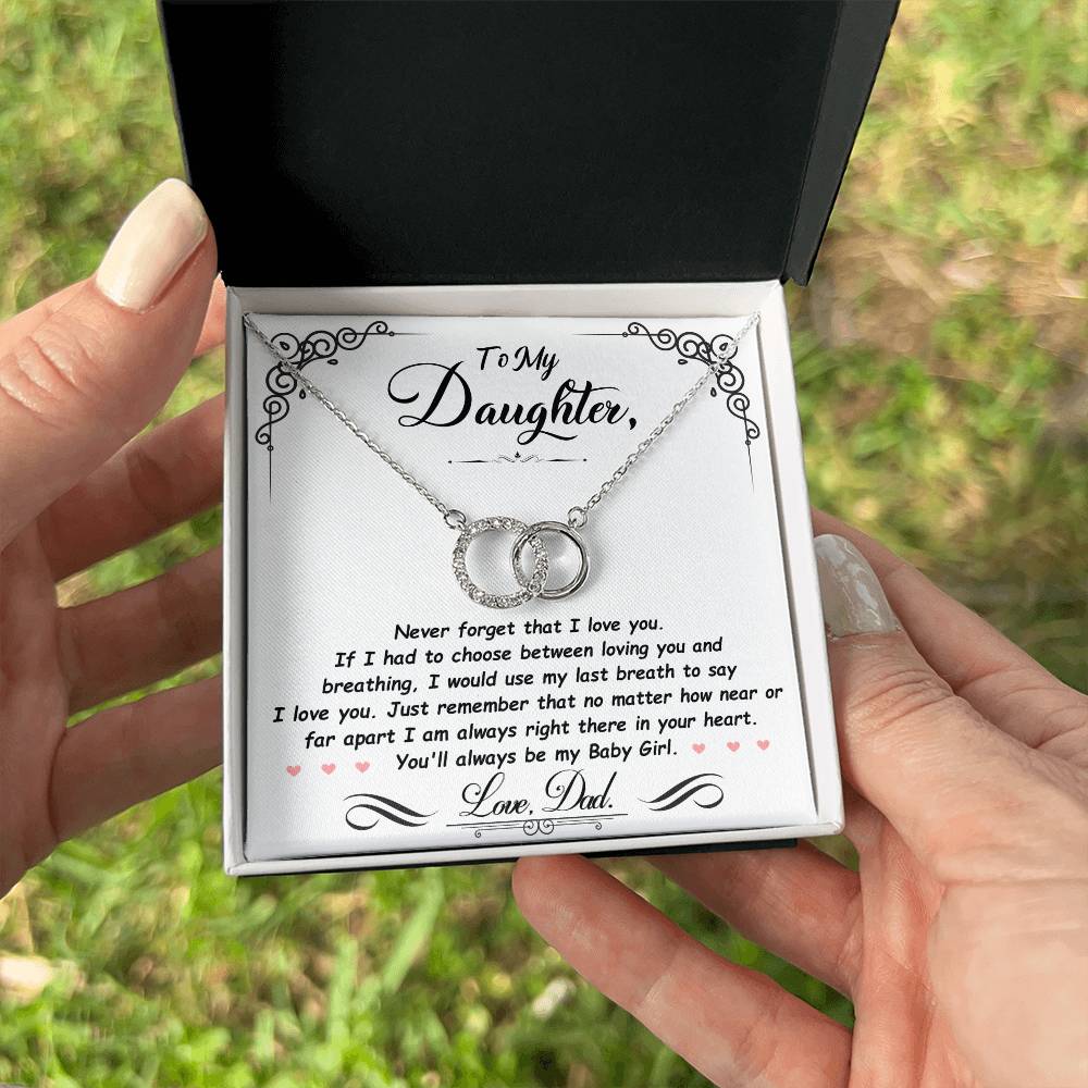 To my daughter Perfect Pair Necklace