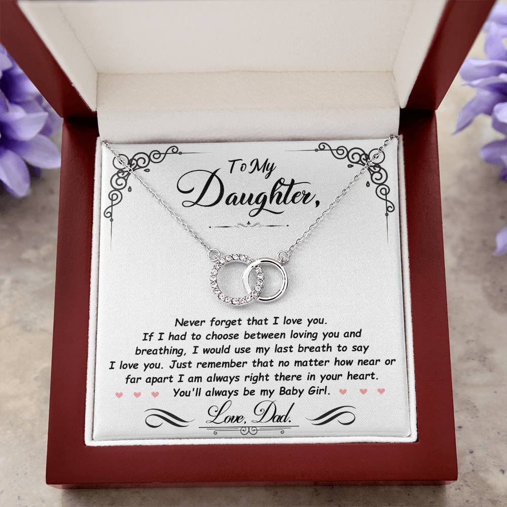 To my daughter Perfect Pair Necklace