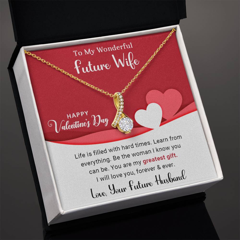 To My Future Wife - Valentine's Day Gift - Alluring Beauty Necklace