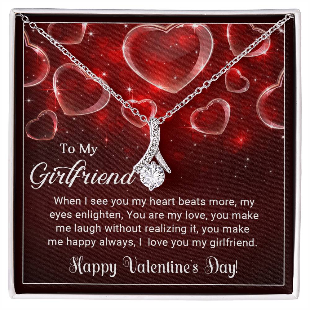 To My Girlfriend - Valentine's Day Gift - Alluring Beauty Necklace