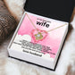 to my beautiful wife necklaces