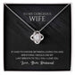 to my beautiful wife.