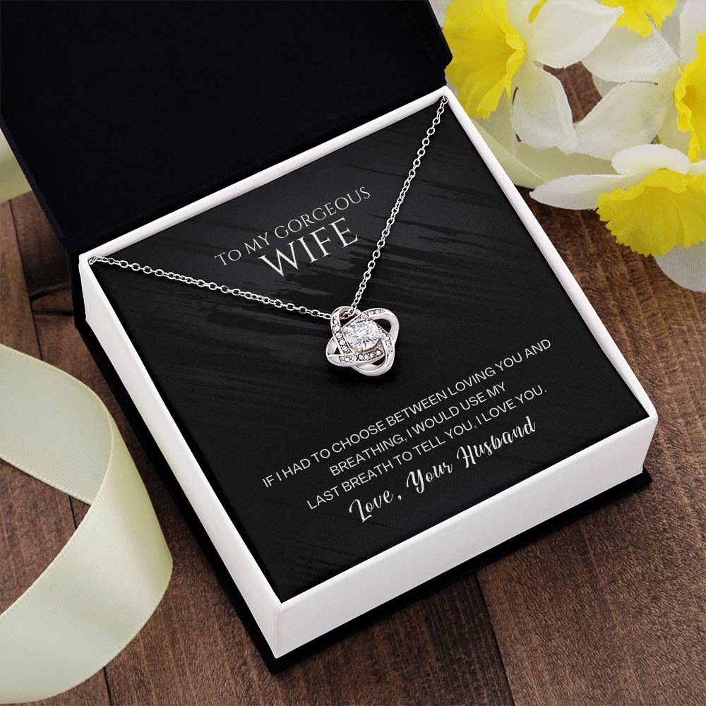 Wife Love Knot Necklace