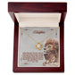 To My Beautiful Daughter, I Promise To Love You For The Rest Of My Life - Love Knot Necklace