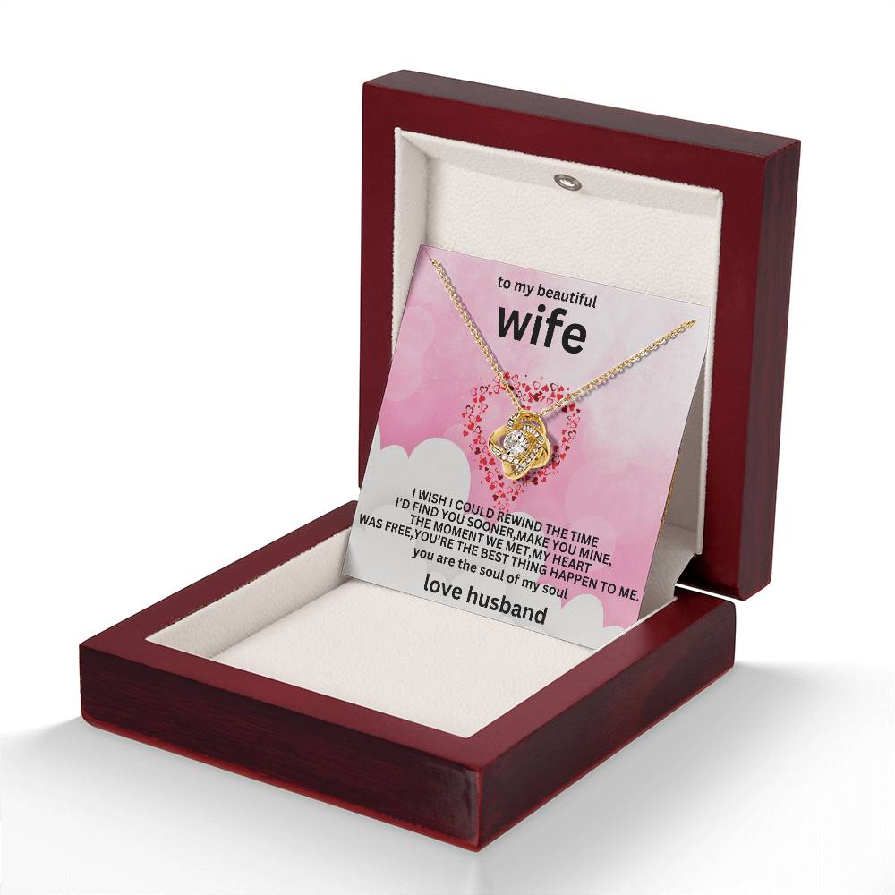 to my beautiful wife necklaces