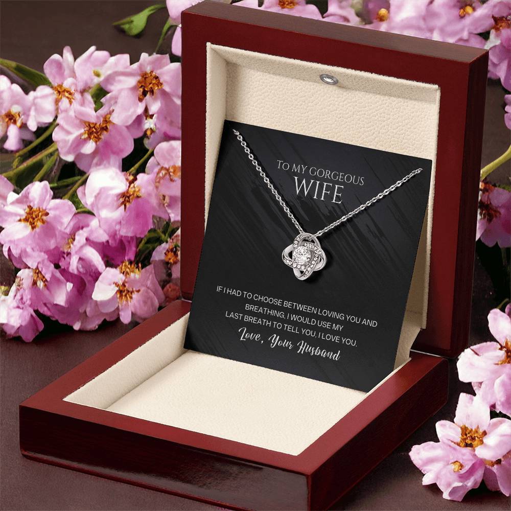 Wife Love Knot Necklace