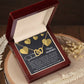 To My Soulmate - Valentine's Day Gift - Interlocking Hearts Necklace