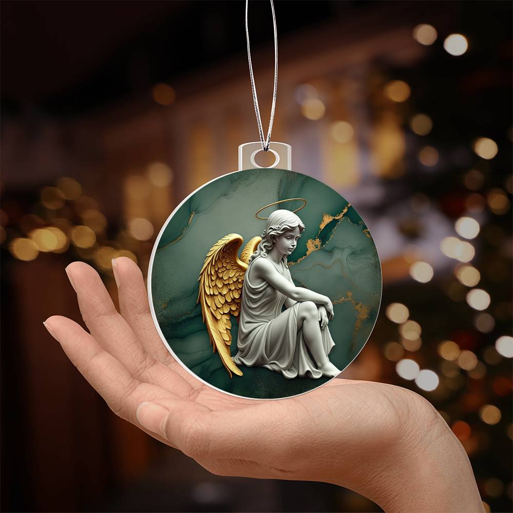 Angel Christmas Acrylic Ornament