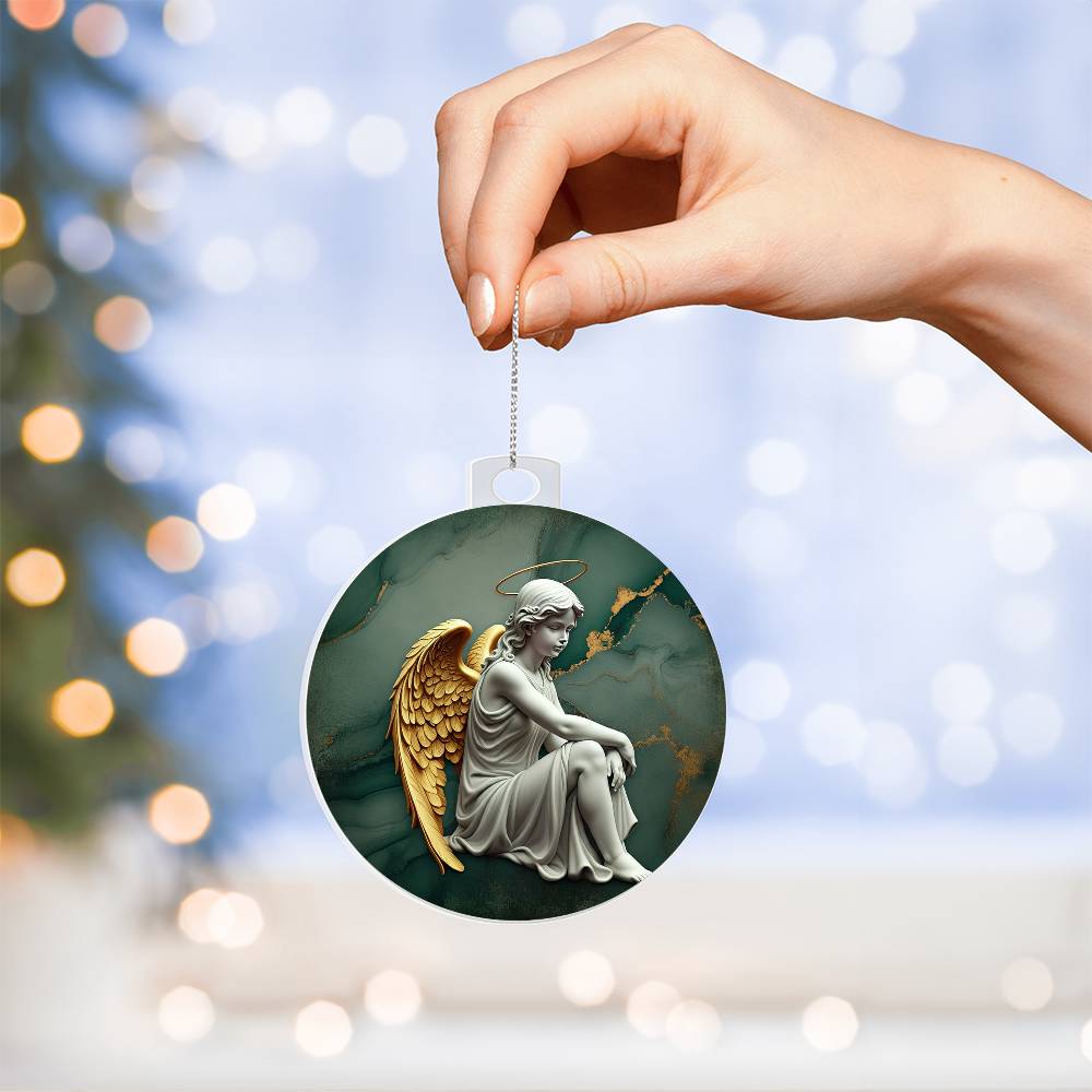 Angel Christmas Acrylic Ornament