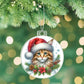 Merry christmas Cat Acrylic Ornament