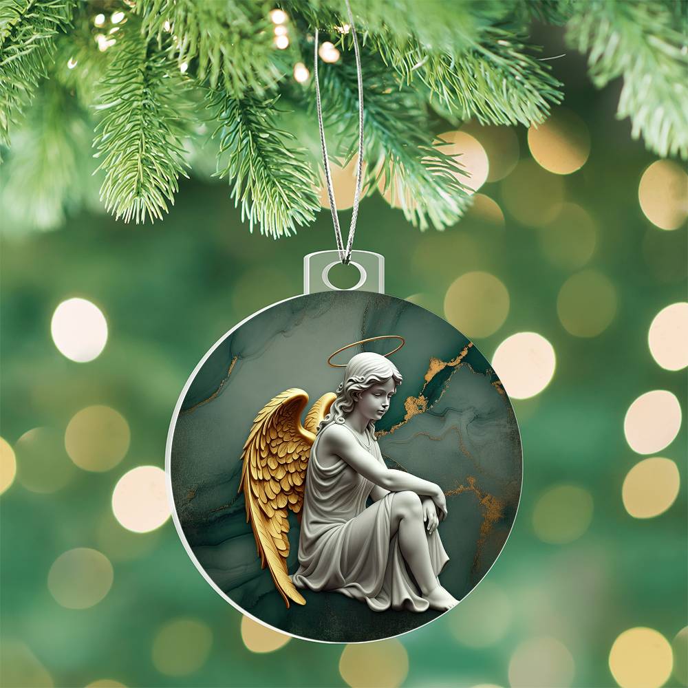 Angel Christmas Acrylic Ornament