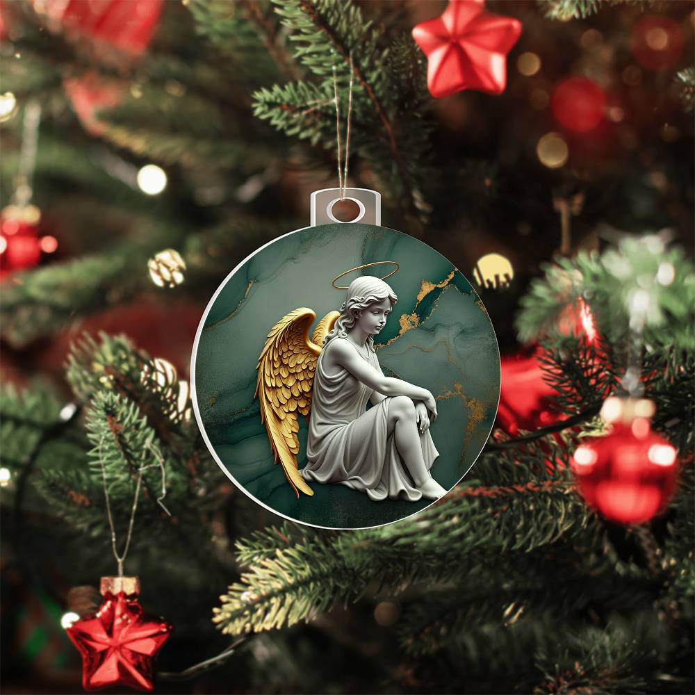 Angel Christmas Acrylic Ornament