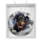 3D Dog christmas Acrylic Ornament