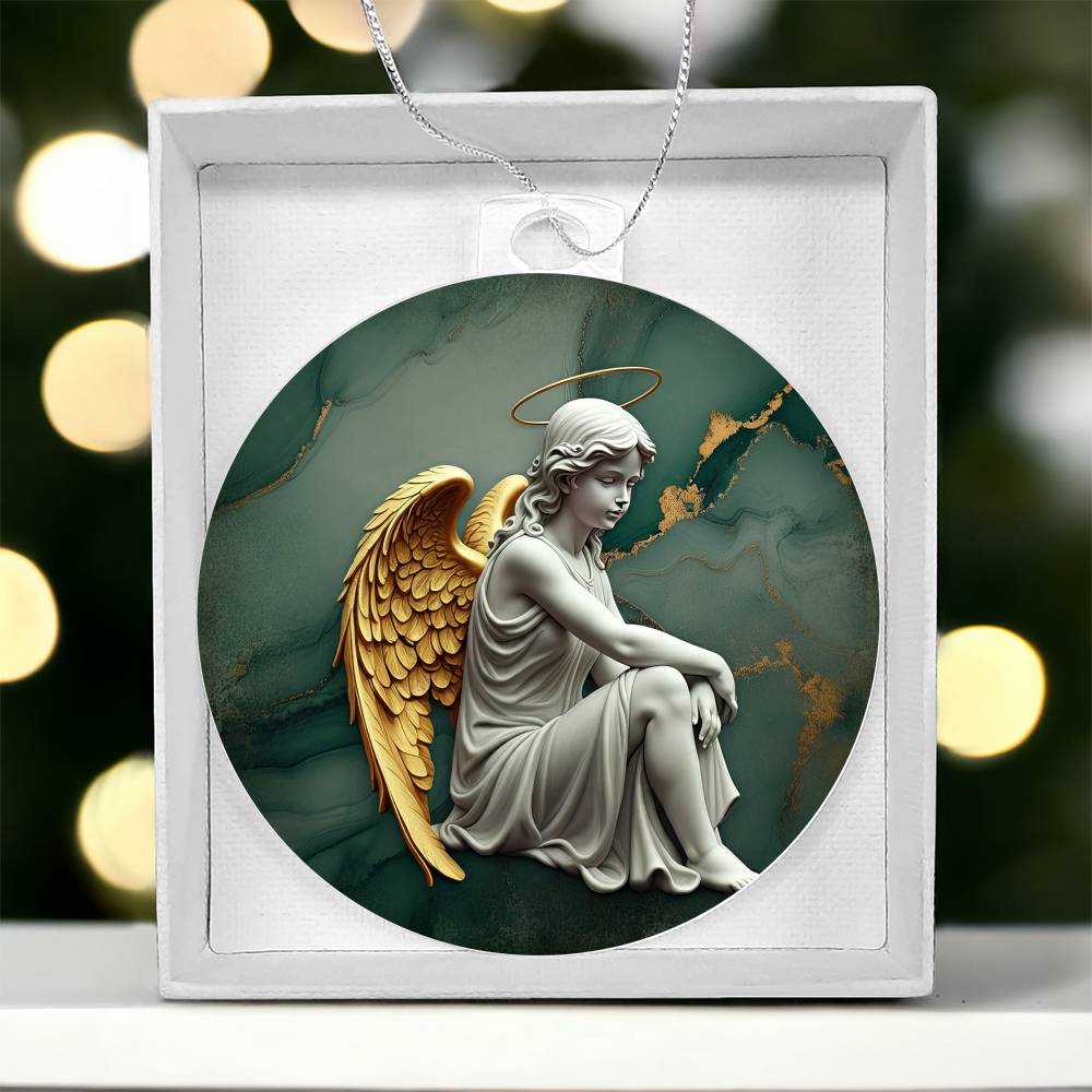 Angel Christmas Acrylic Ornament