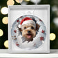 3D Dog  christmas Acrylic Ornament