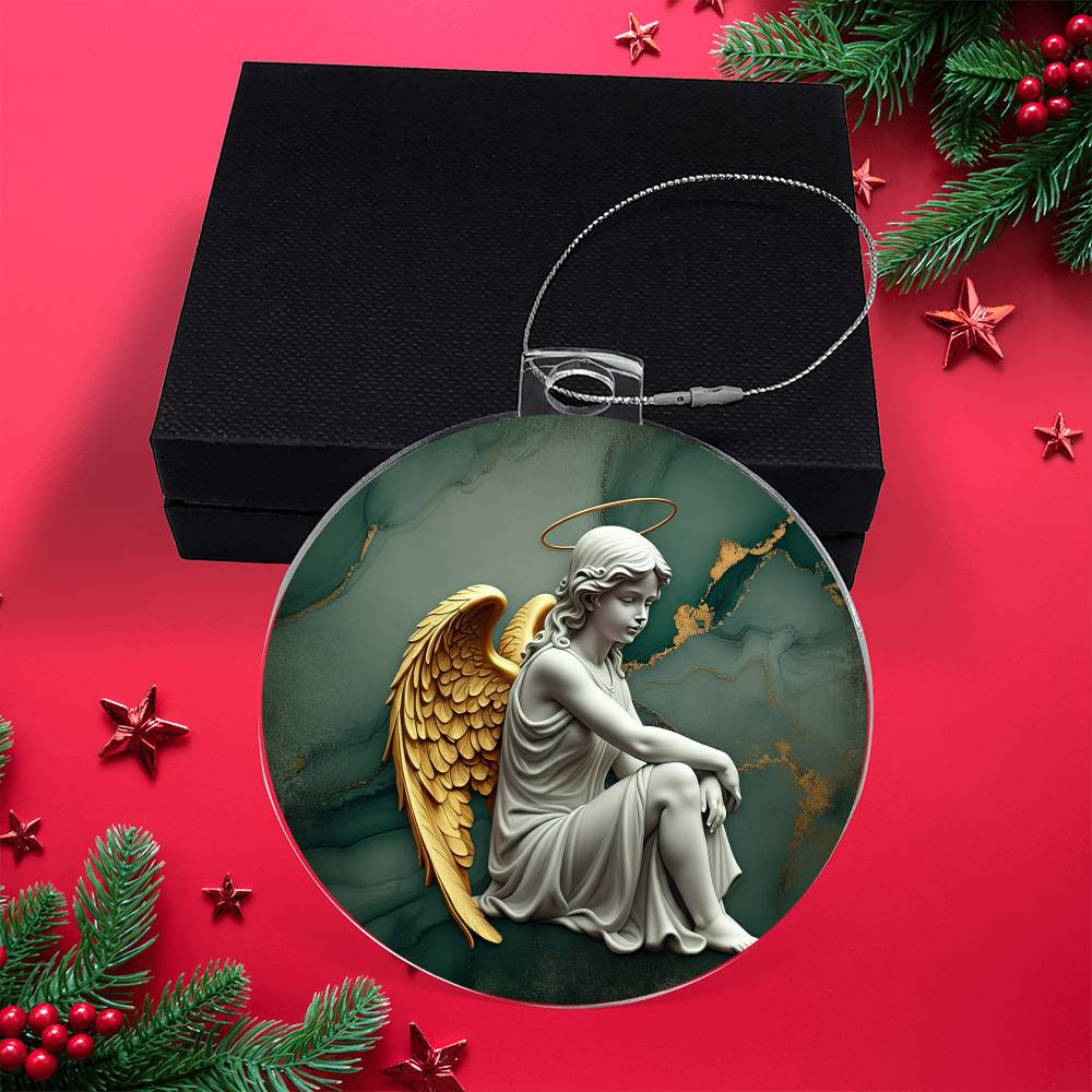 Angel Christmas Acrylic Ornament