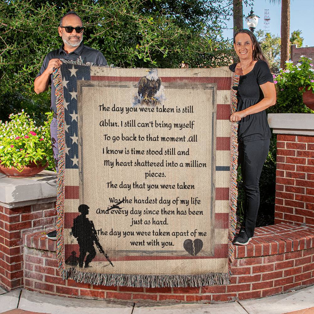 memorial blanket for husband