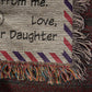 Dear Mom Heirloom Photo Woven Blanket
