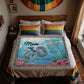 To My Mom Heirloom Photo Woven Blanket