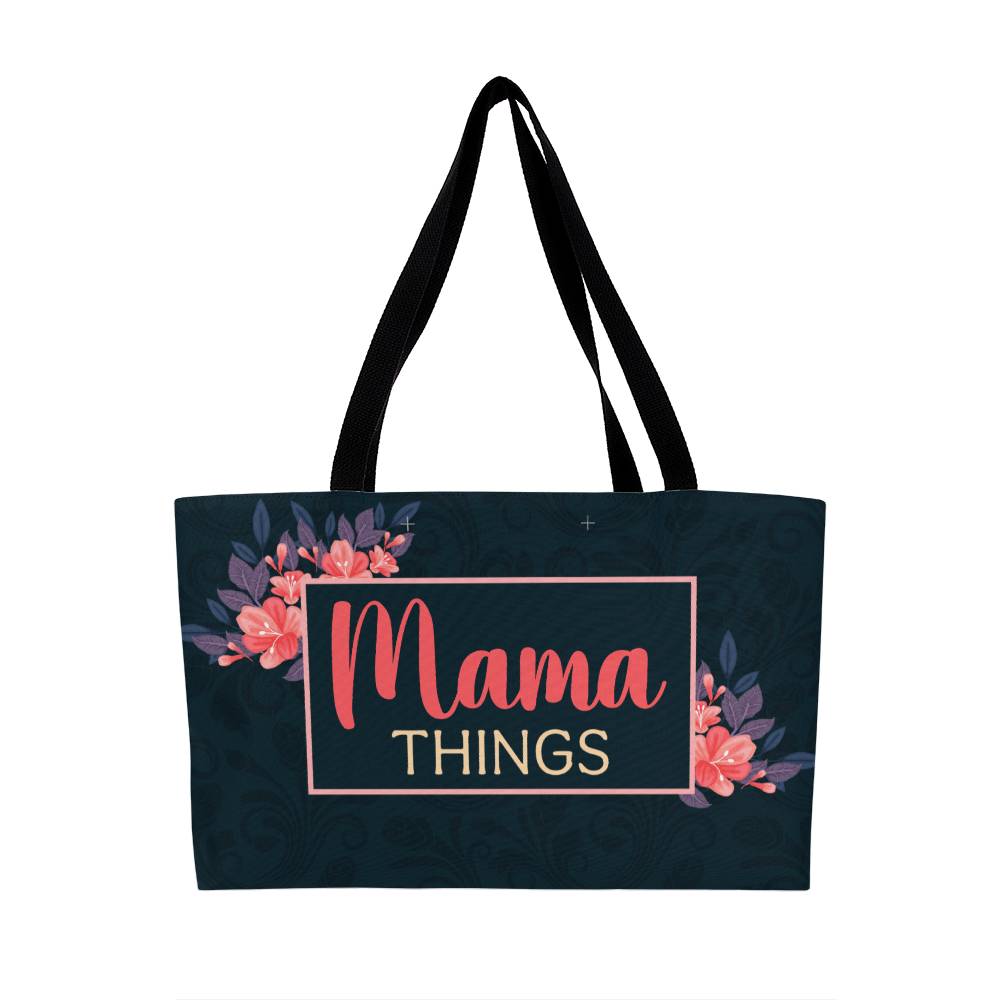 mom weekend tote bag